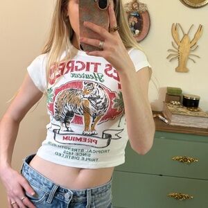 Urban Outfitters White Graphic Tee